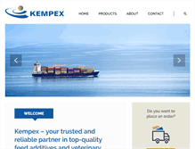 Tablet Screenshot of kempex.net